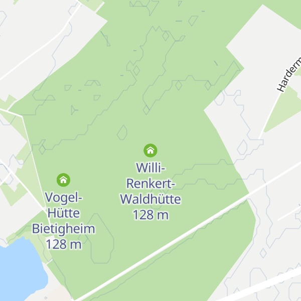 Map of Willi-Renkert-Waldhütte