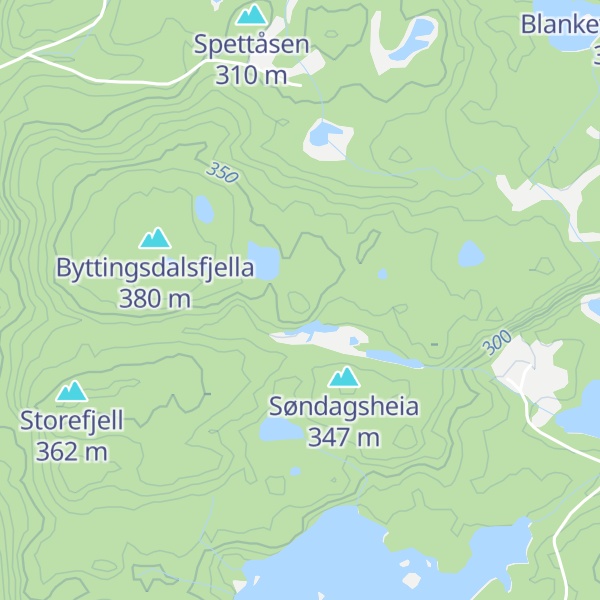 Map of Stemtjønnknatten