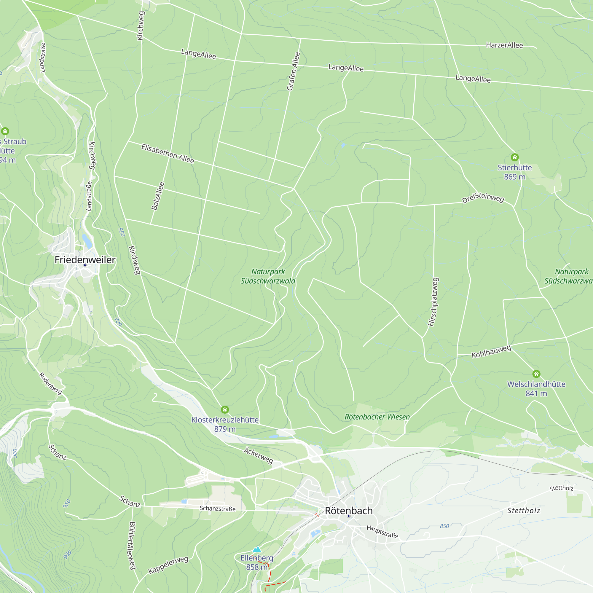 Klausbach Hütte map