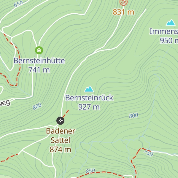 Map of Bernsteinrück