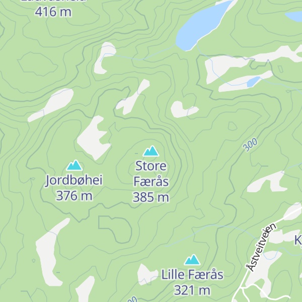 Map of Store Færås