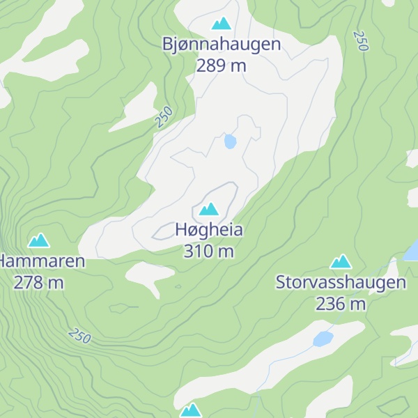 Map of Høgheia