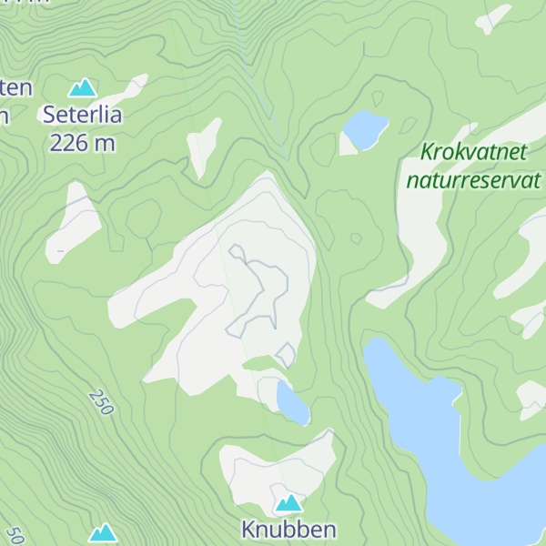 Map of Ormbostadfjellet