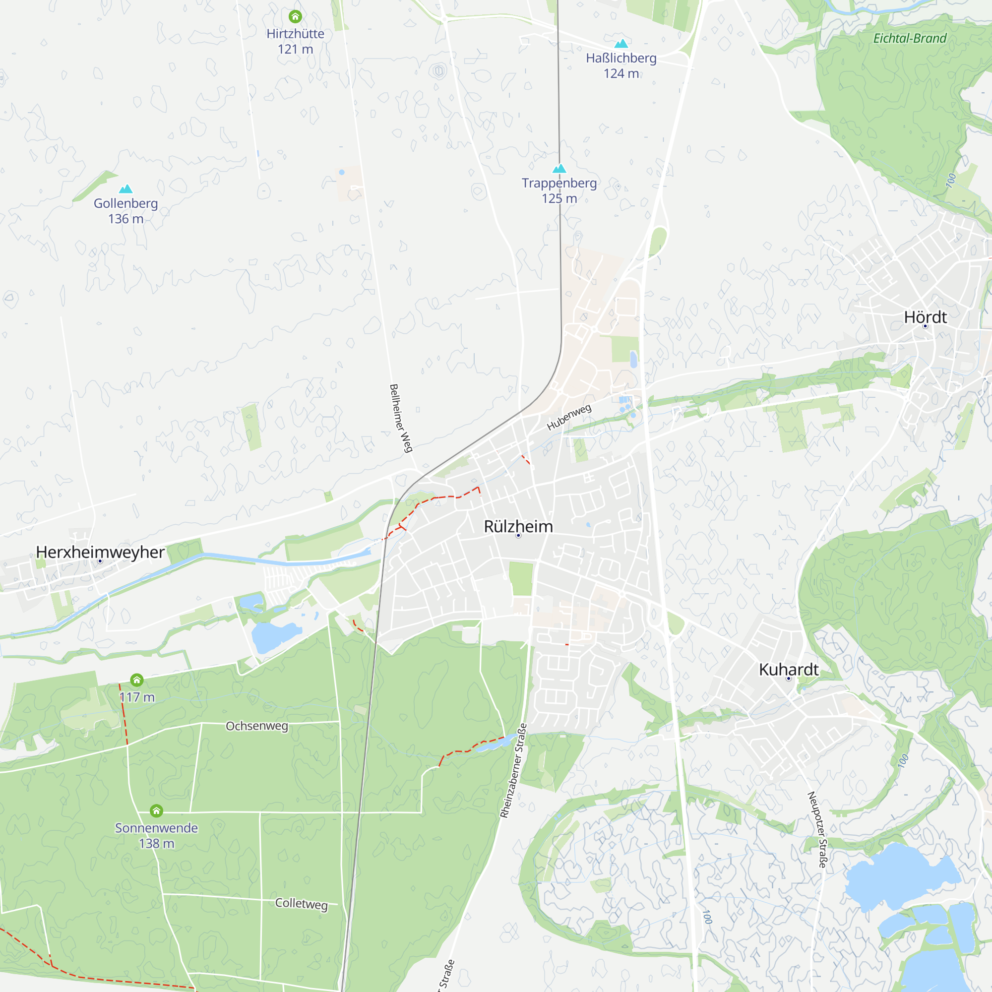 Verbandsgemeindeverwaltung Rülzheim map