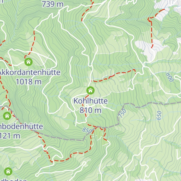 Map of Kohlhütte