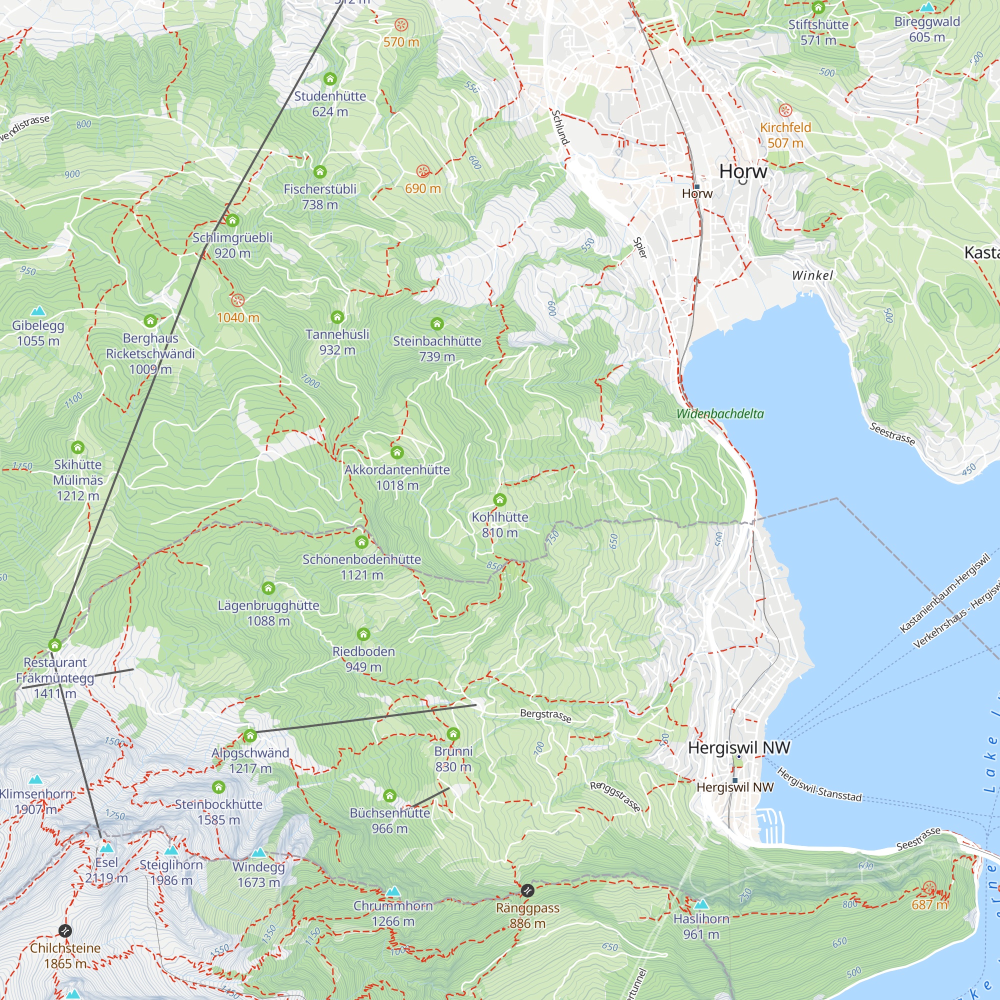 Kohlhütte map