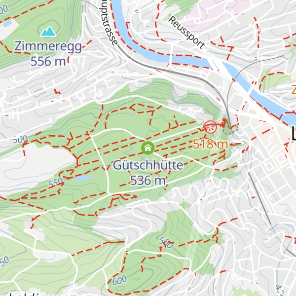 Map of Gütschhütte