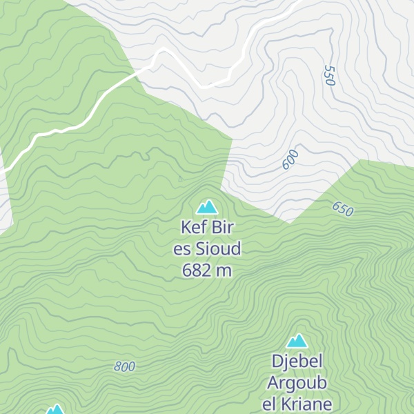 Map of Kef Bir es Sioud