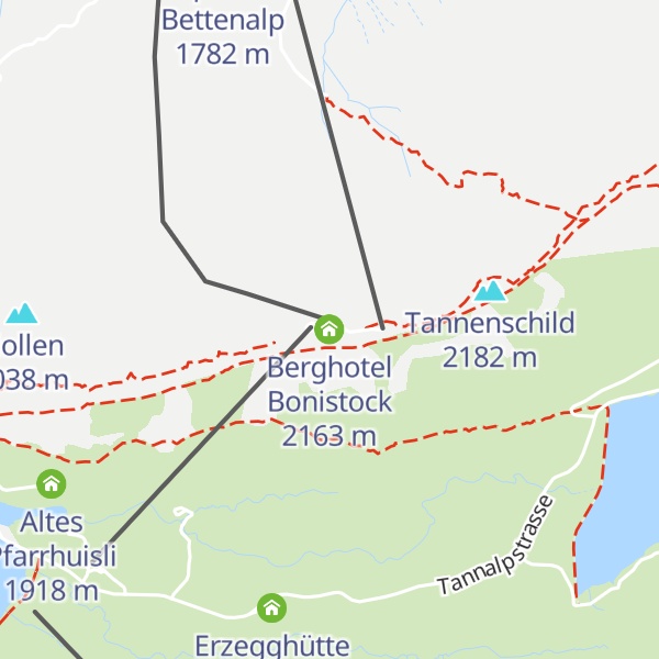 Map of Berghotel Bonistock