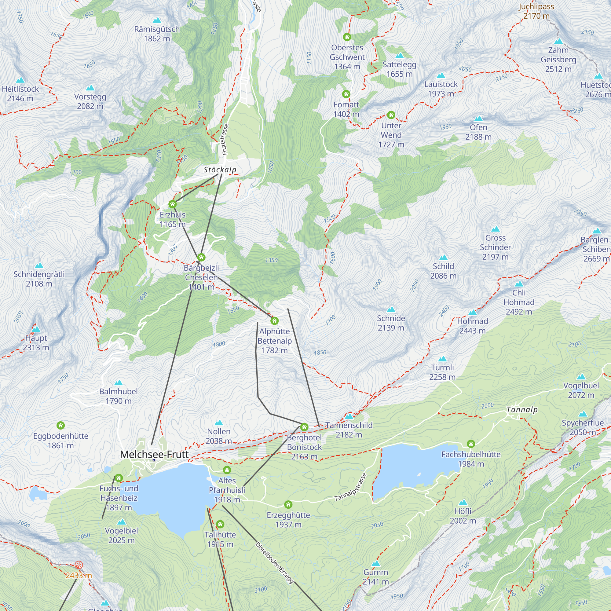 Unterstafel map