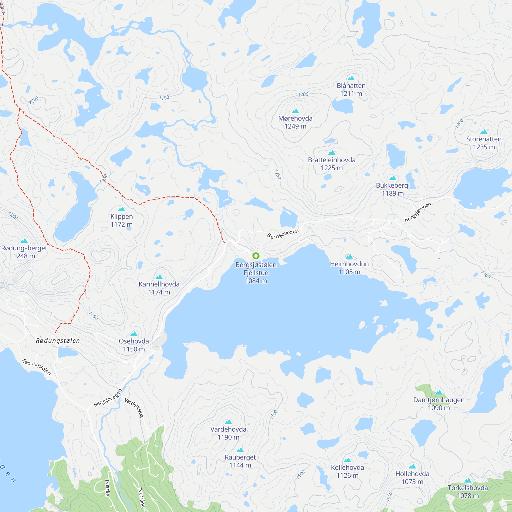 Bergsjøstølen Fjellstue map