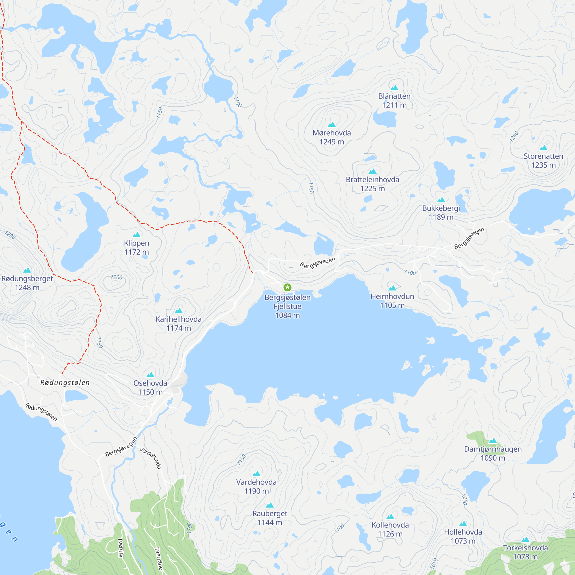 Bergsjøstølen Fjellstue map