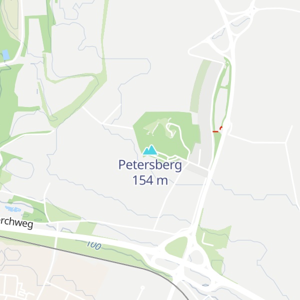 Map of Petersberg