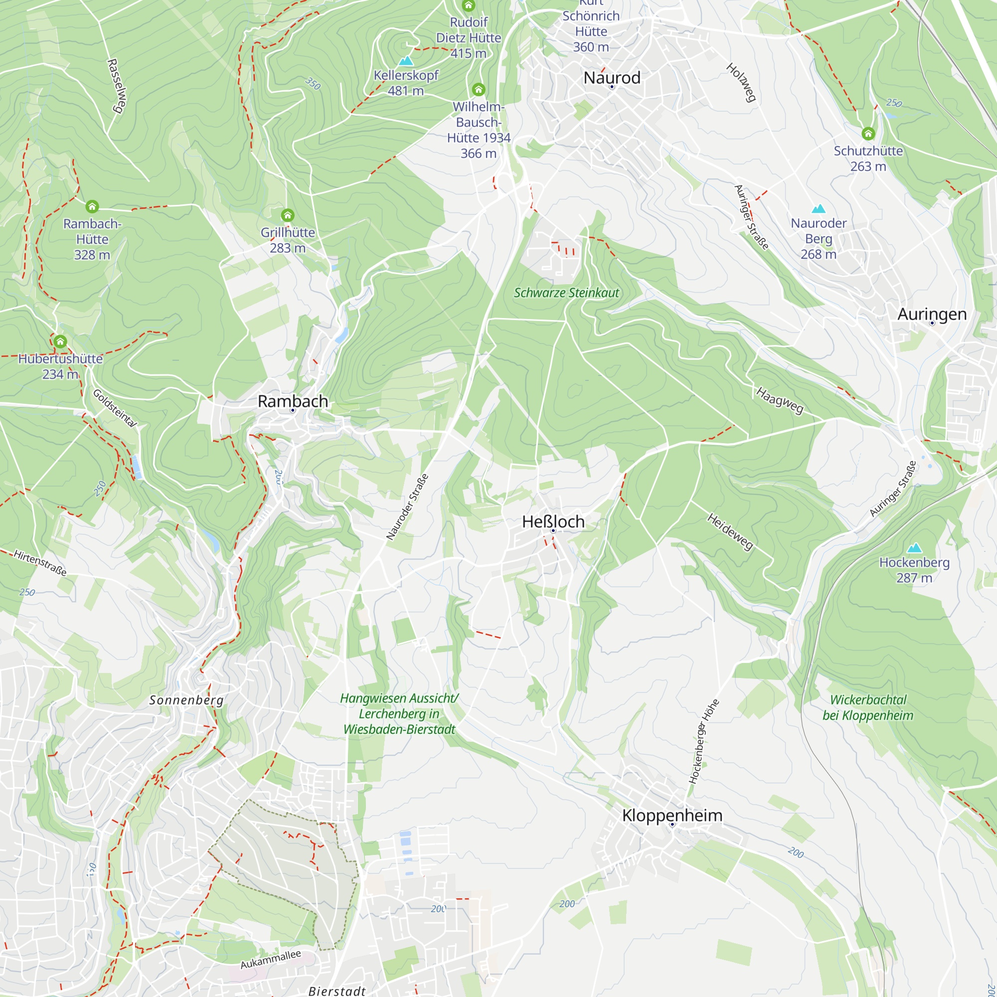 Heidehütte map