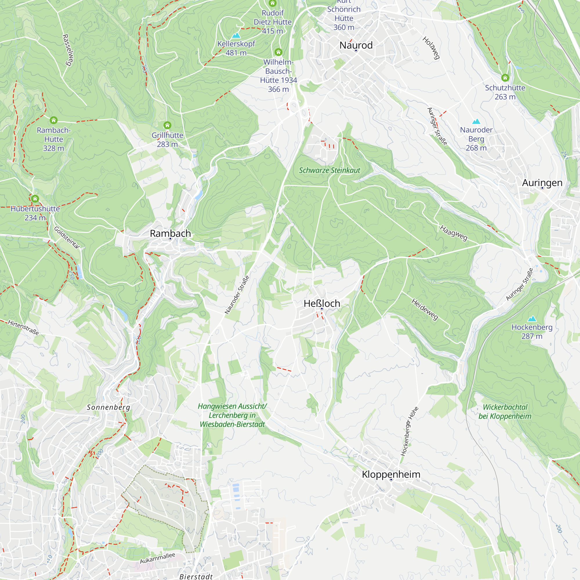 Heidehütte map