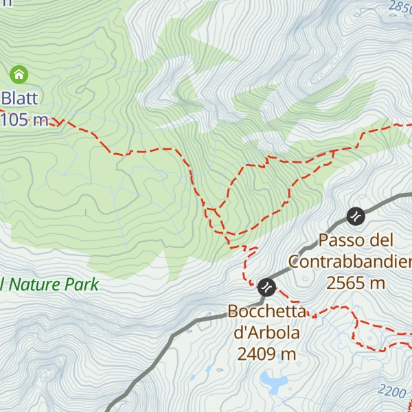 Map of Binntalhütte