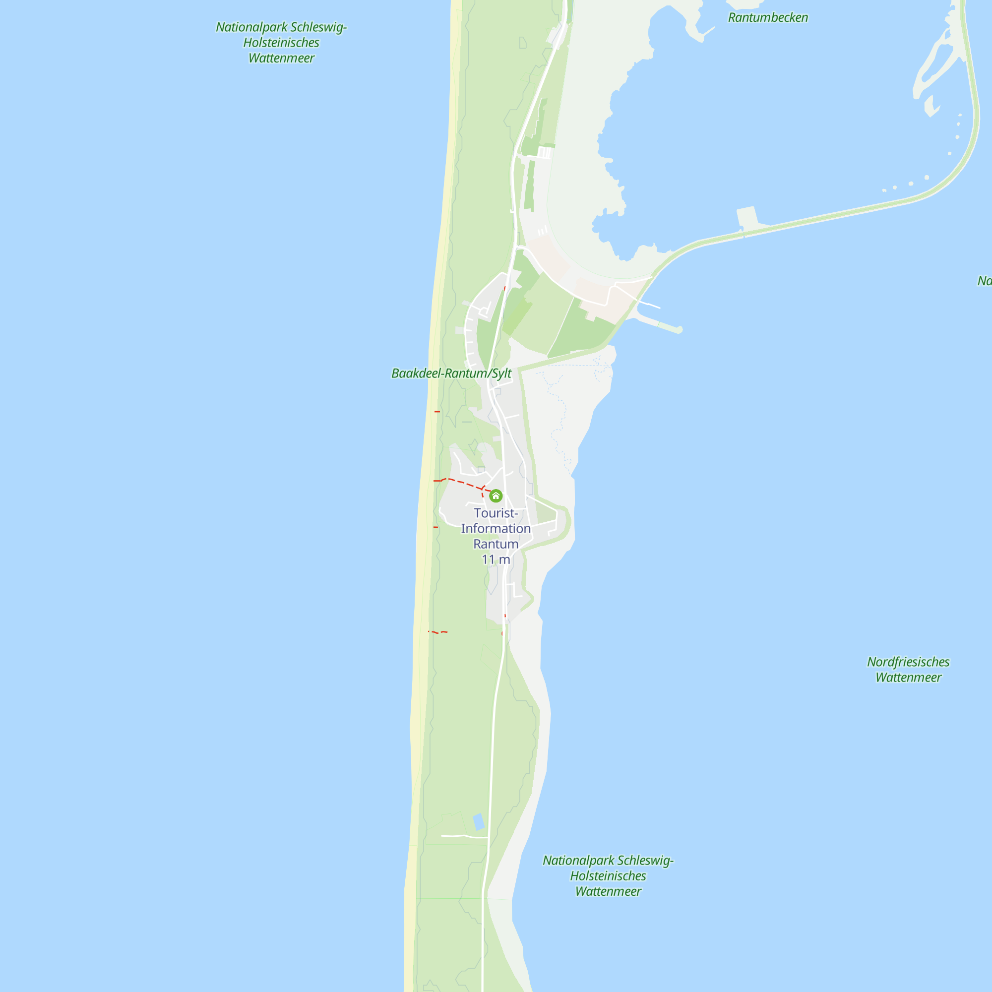 Tourist-Information Rantum map