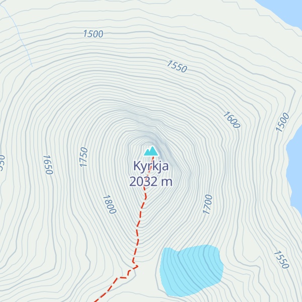 Map of Kyrkja