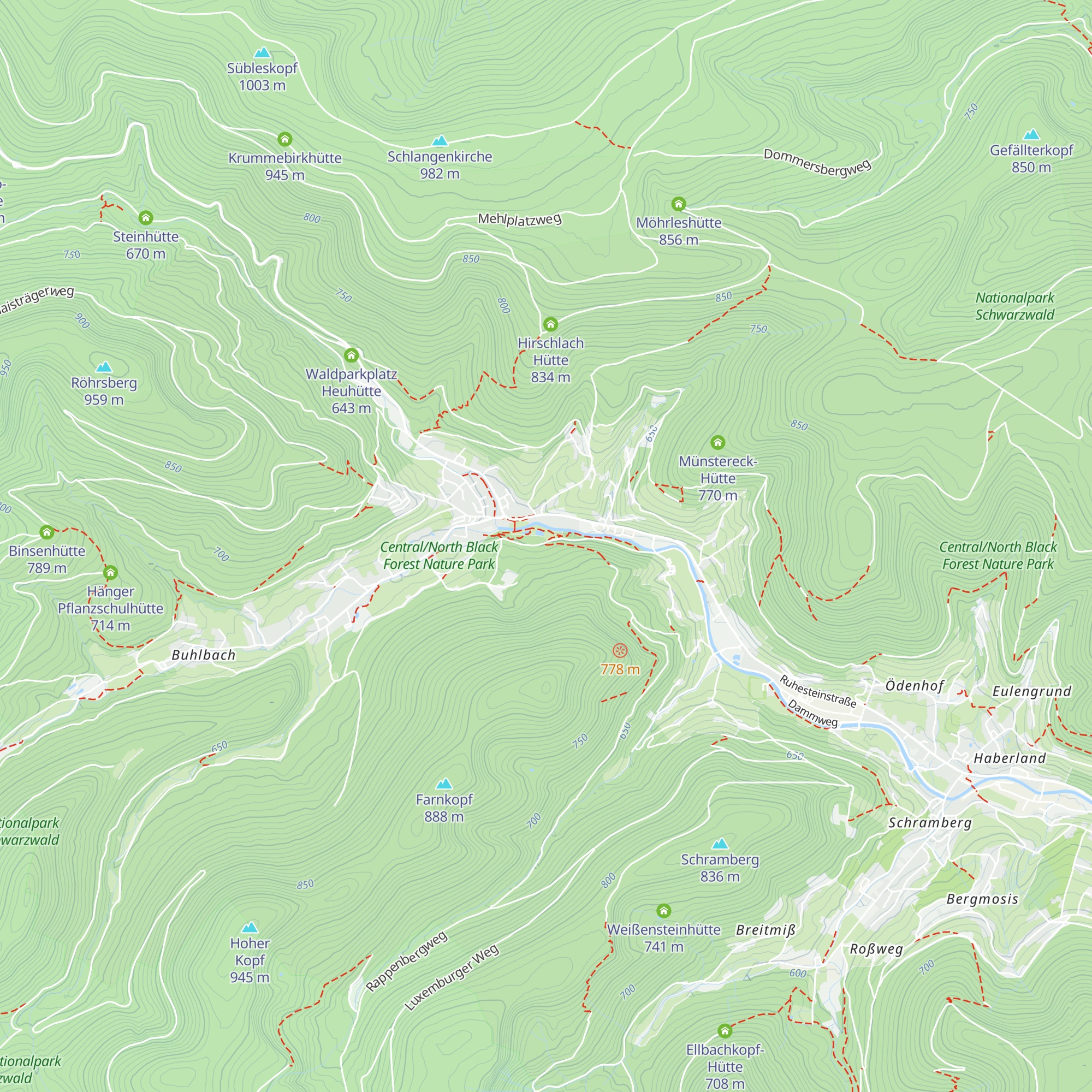 Sonnenhütte map