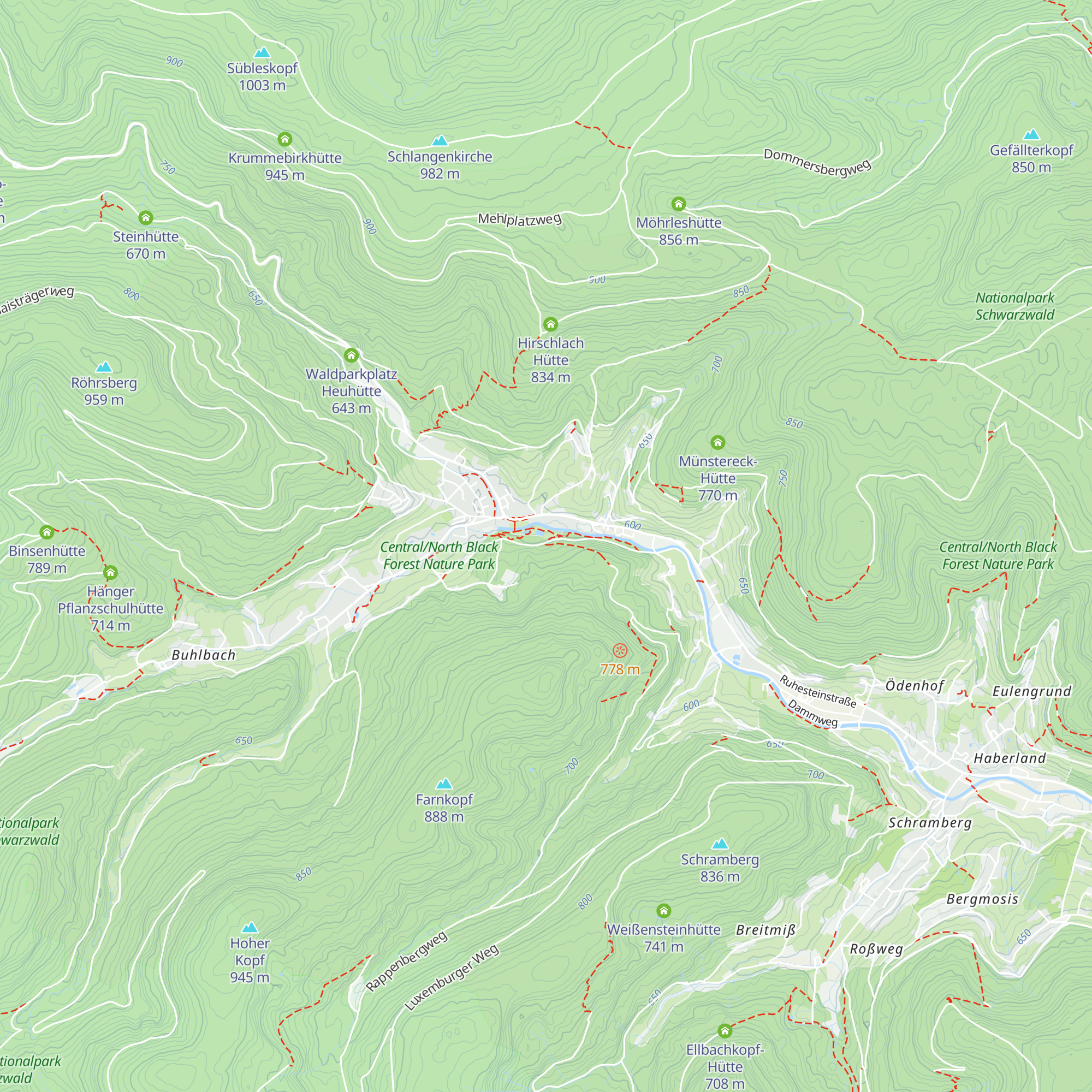 Sonnenhütte map