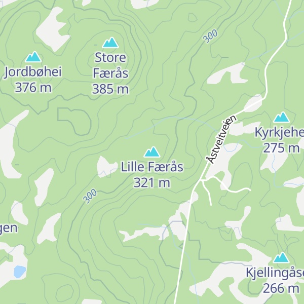 Map of Lille Færås