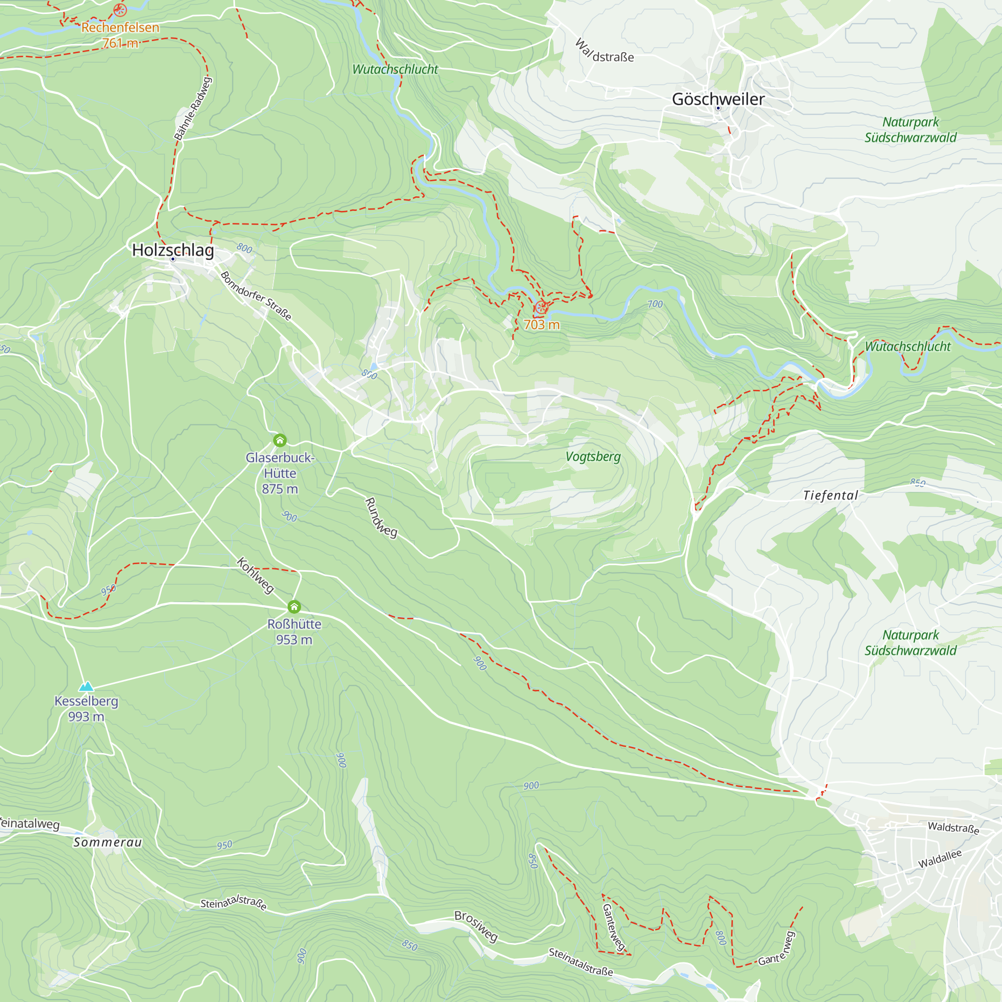 Vogtsbuckhütte map
