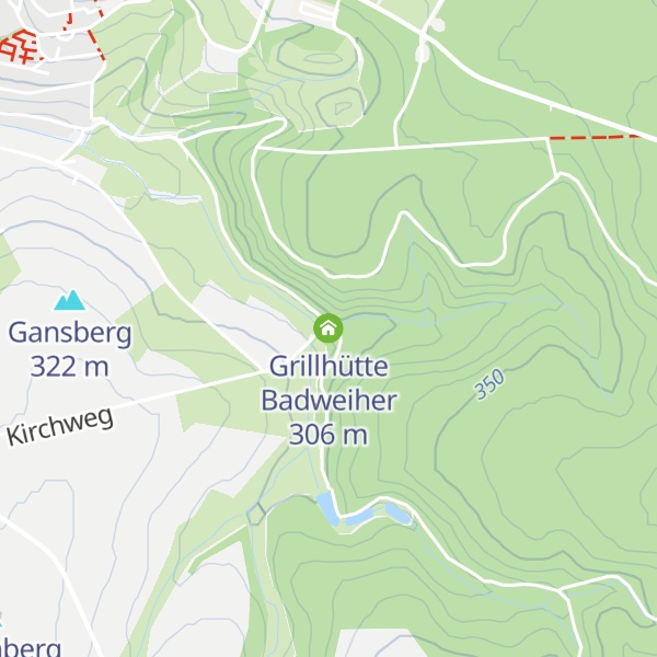 Map of Grillhütte Badweiher