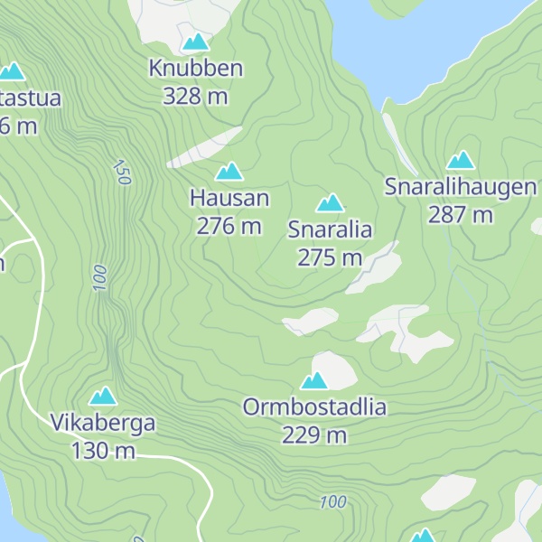 Map of Jørnteigen