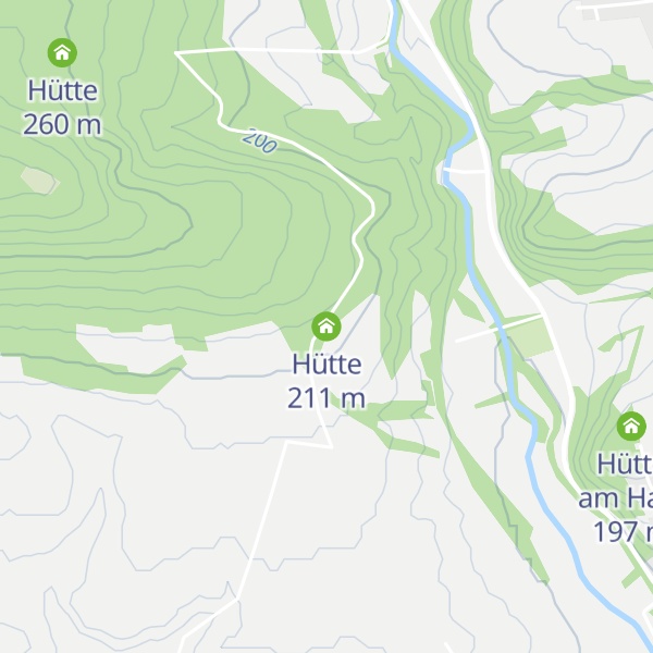 Map of Hütte