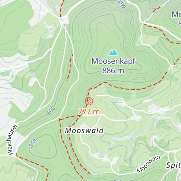 Map of Wanderhütte Bienen-Häusle