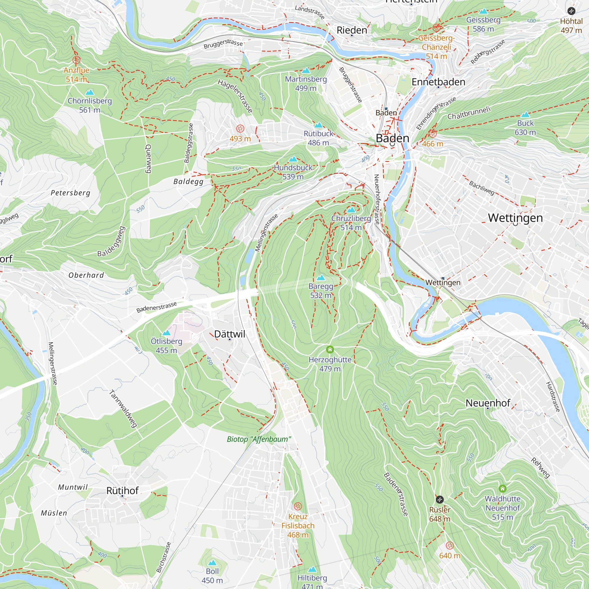 Pflanzgartenhütte map