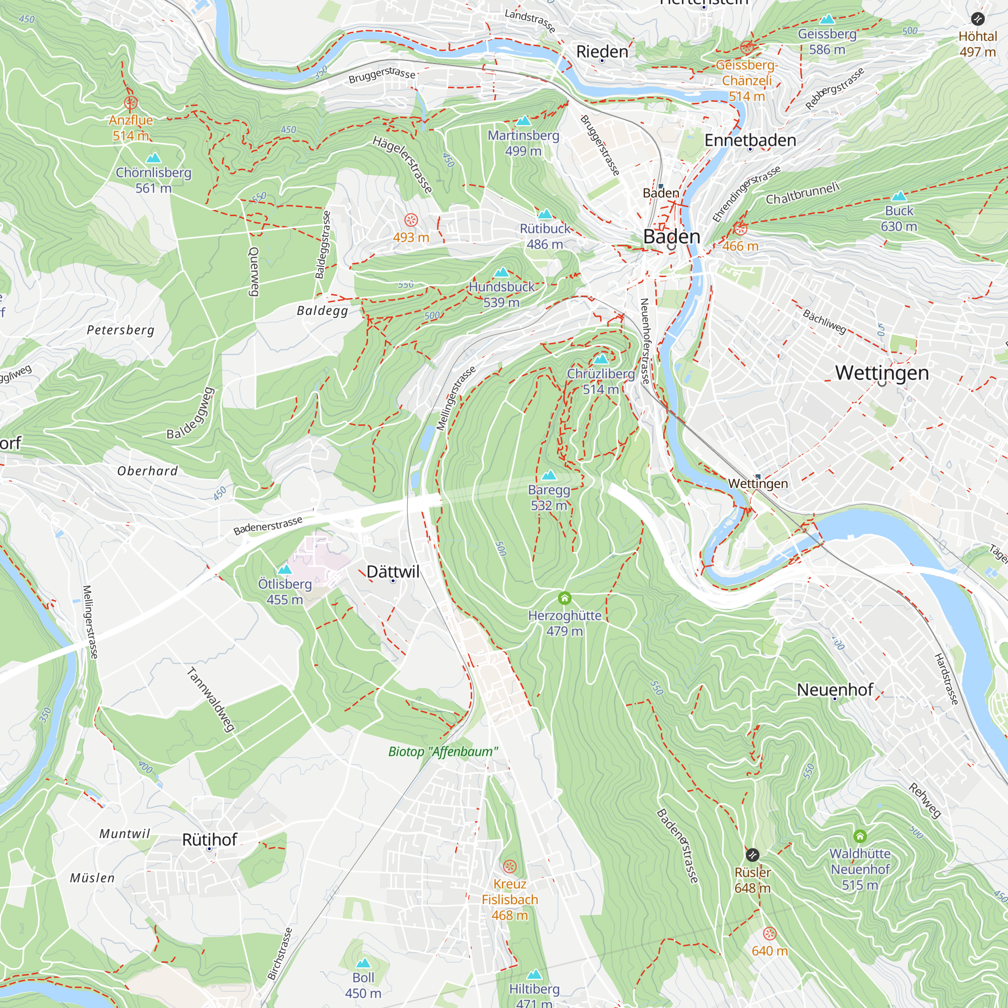 Pflanzgartenhütte map