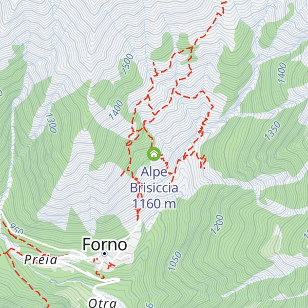 Map of Alpe Brisiccia