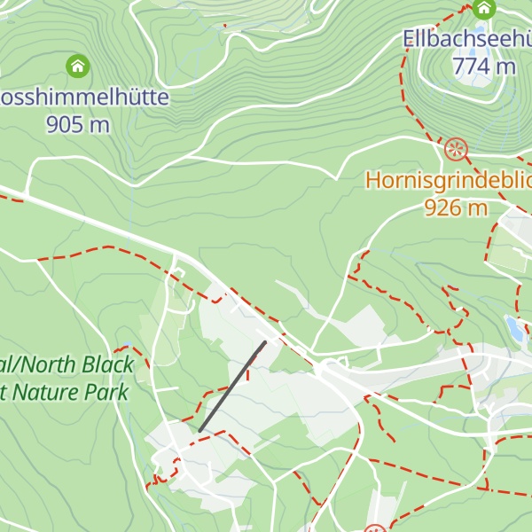 Map of Kniebis (Östliche Höhe)