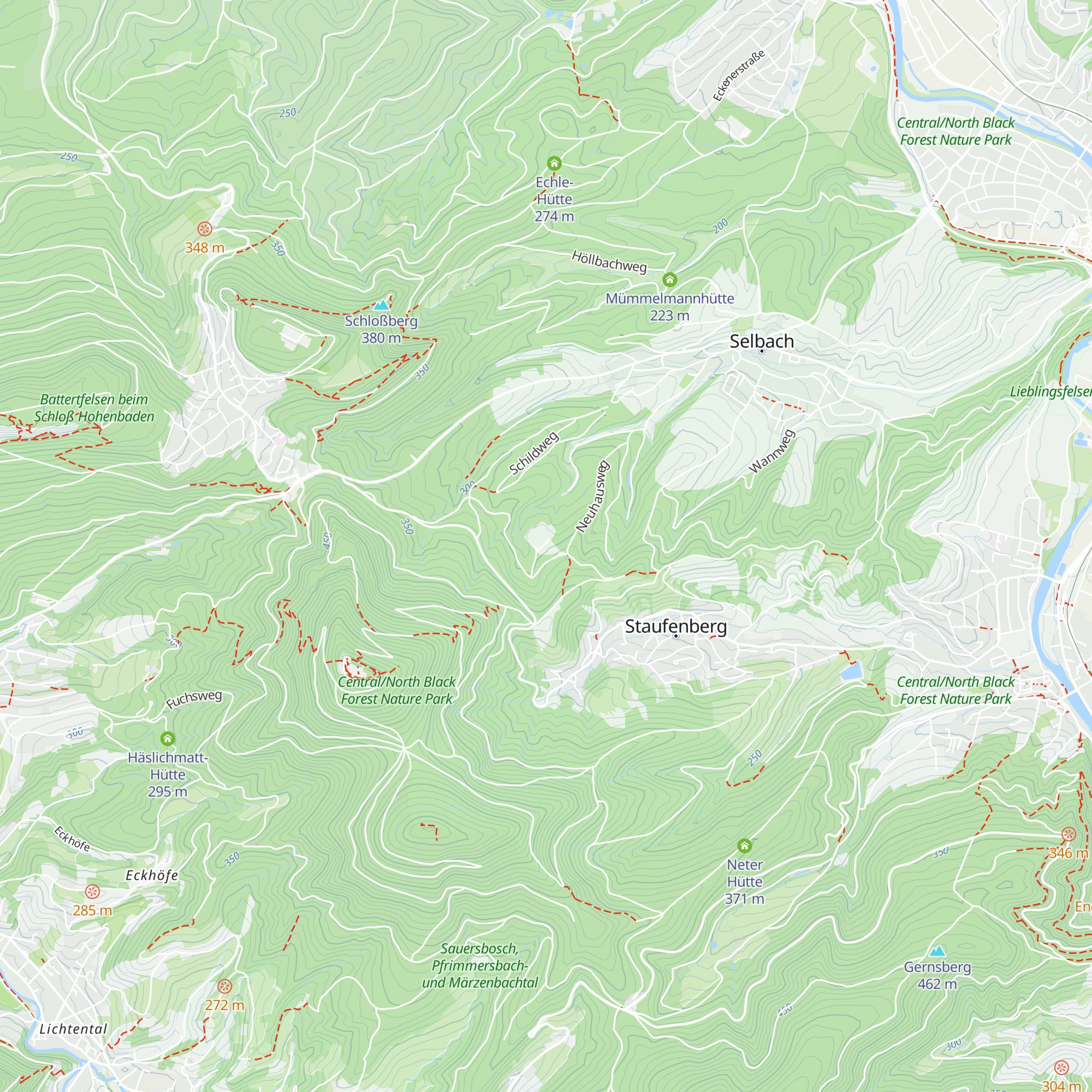 Auwiesenhütte map