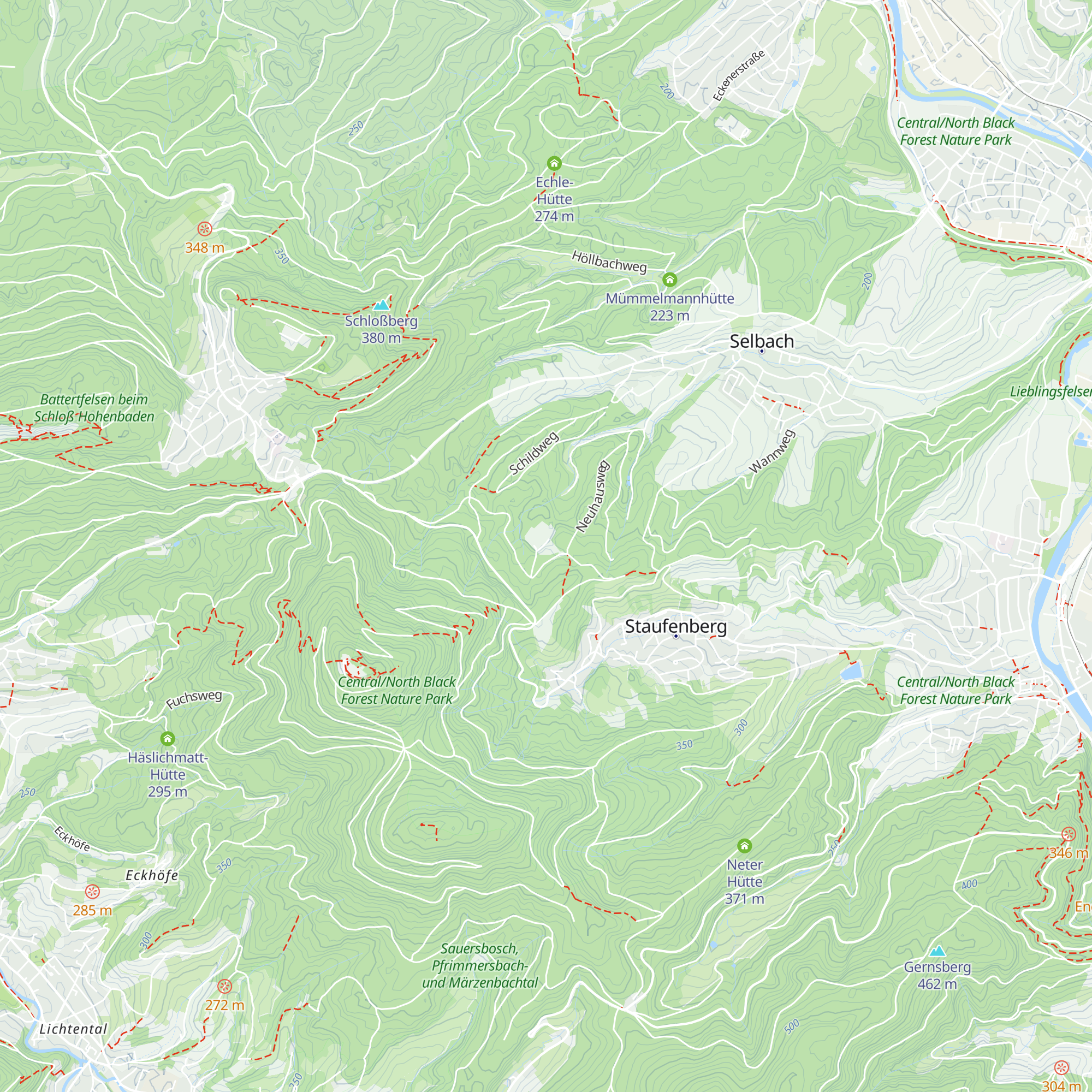 Auwiesenhütte map