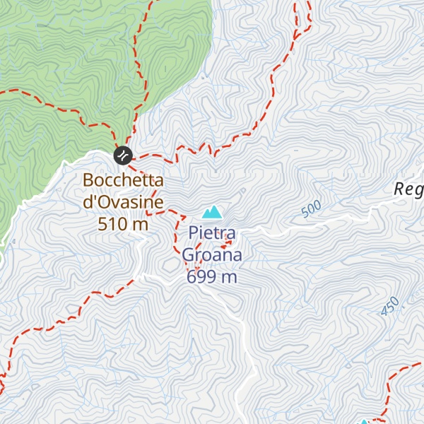 Map of Pietra Groana
