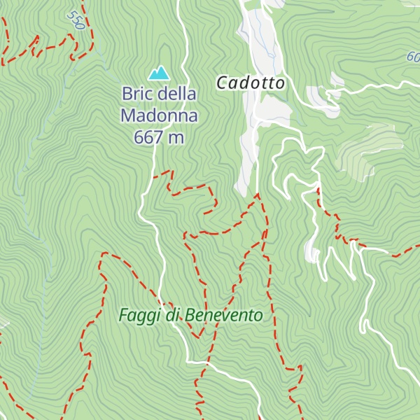Map of casa del "Buglio"