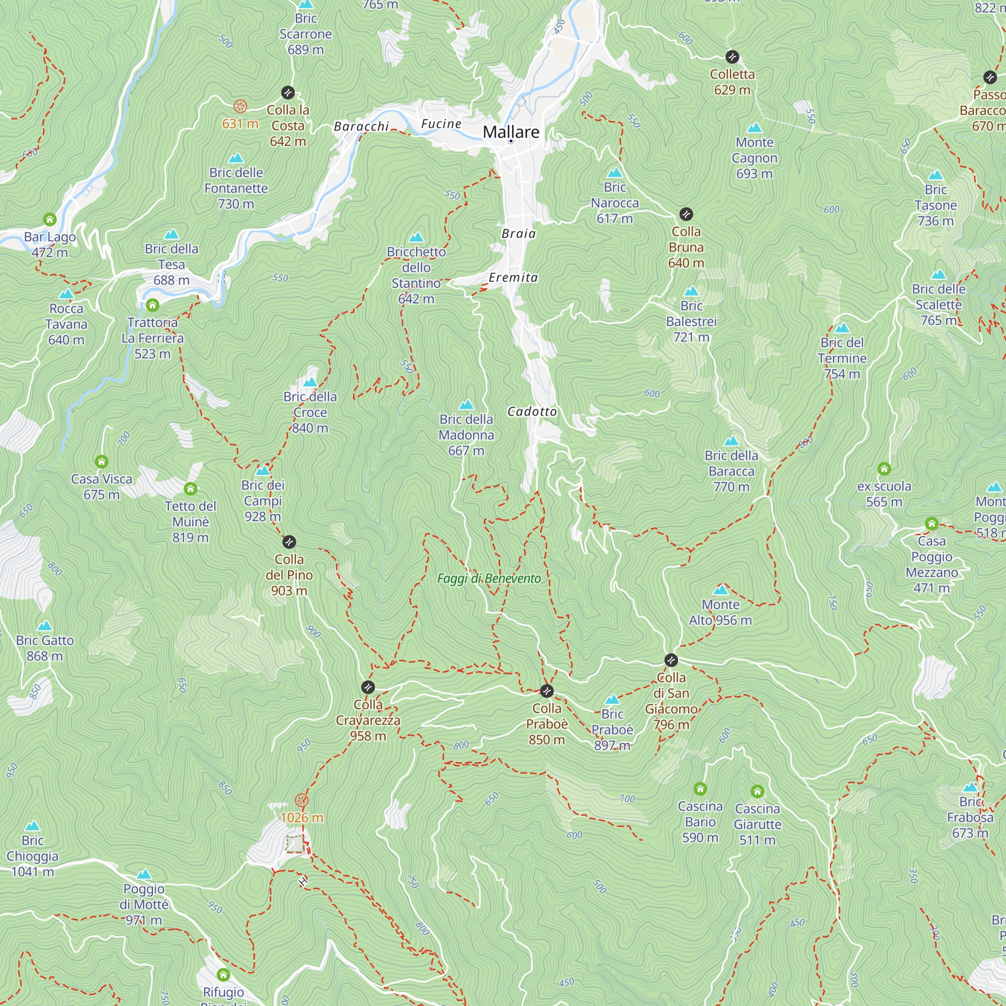 casa del "Buglio" map