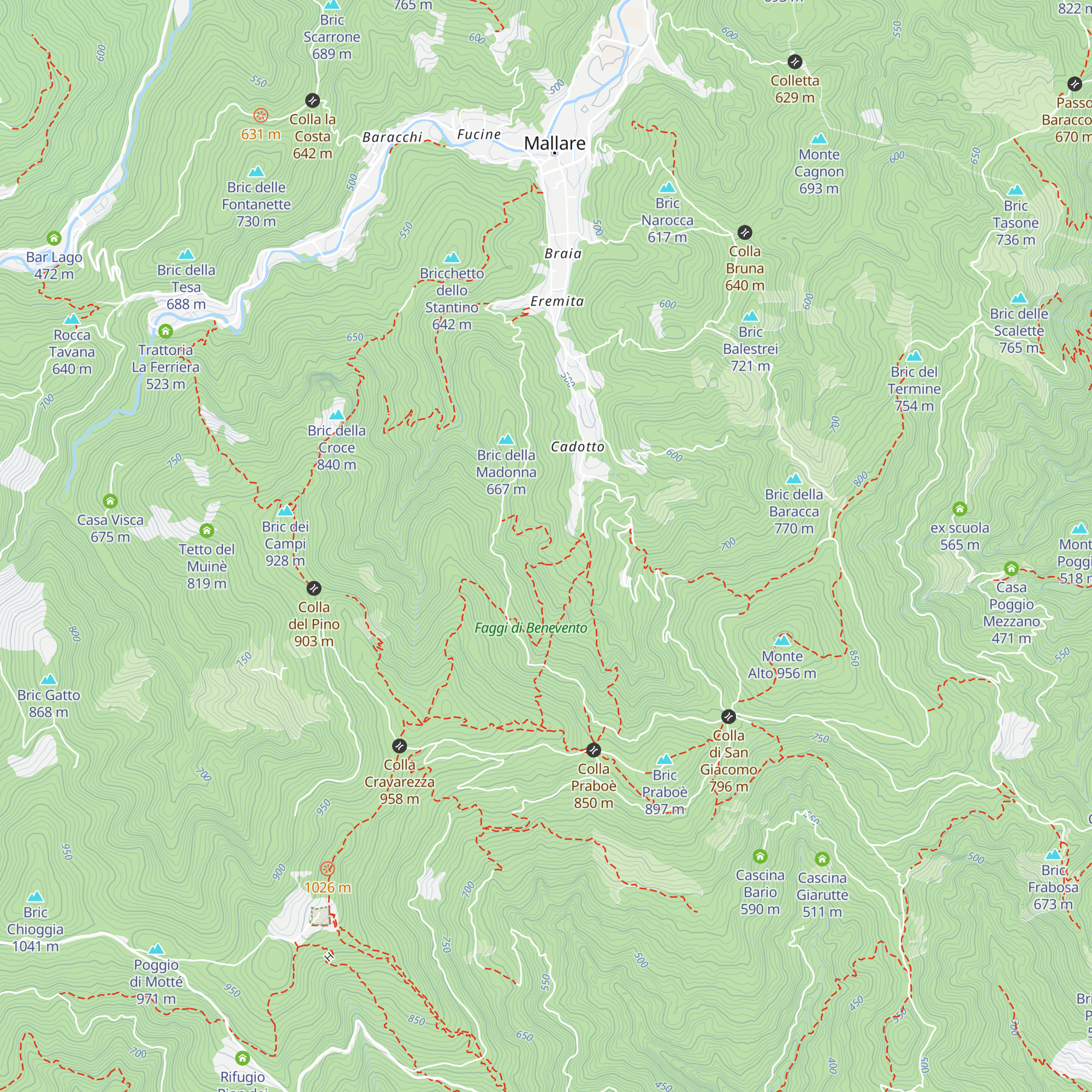 casa del "Buglio" map