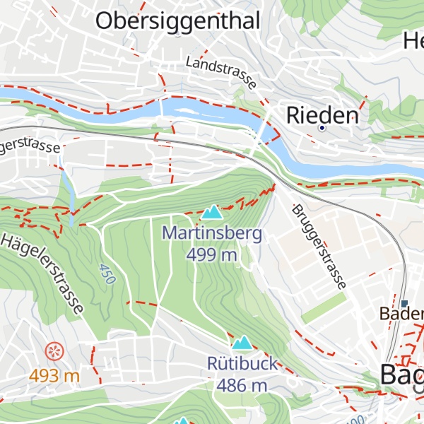 Map of Martinsberg
