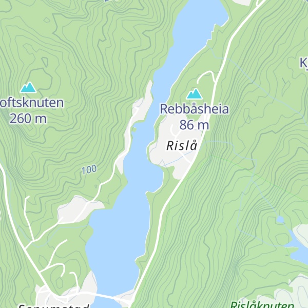 Map of Lundehaugen