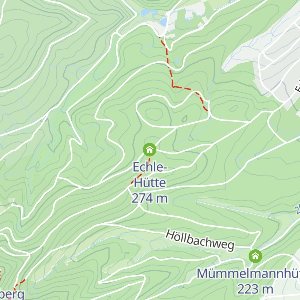 Map of Echle-Hütte