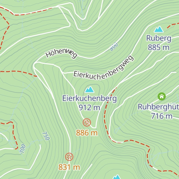 Map of Eierkuchenberg