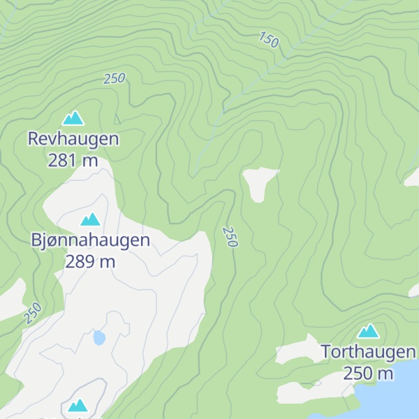 Map of Skifteshaugen
