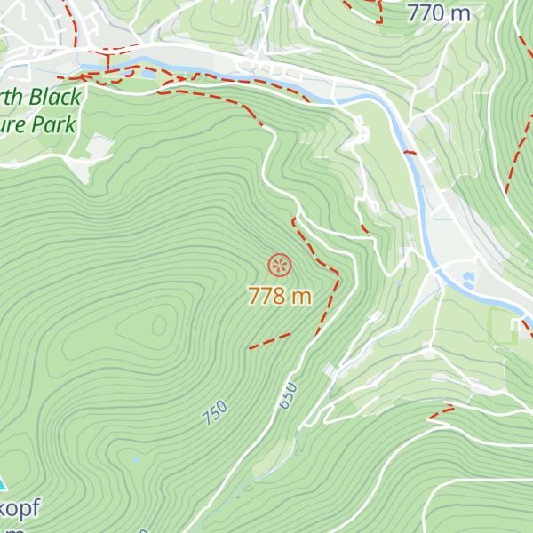 Map of Walterhütte