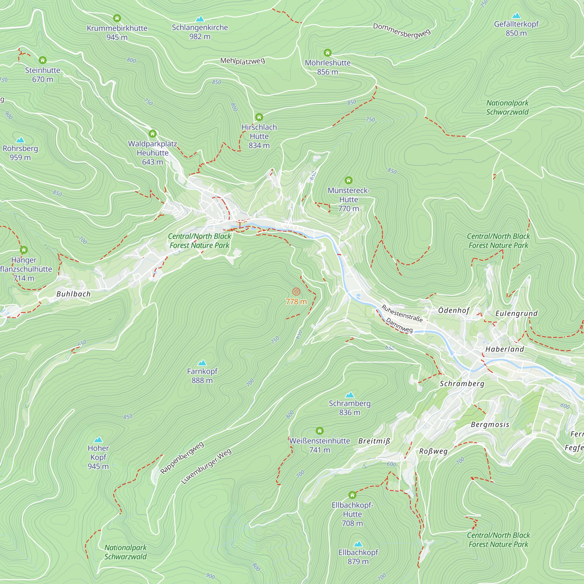 Walterhütte map