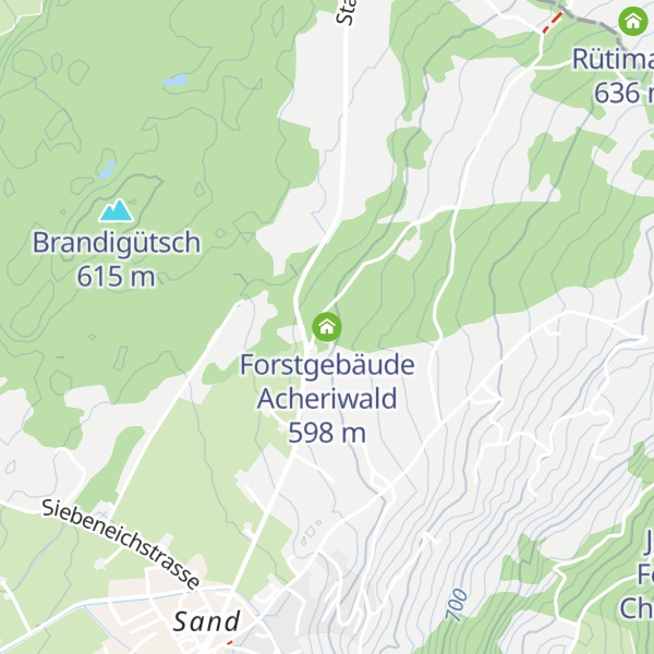 Map of Forstgebäude Acheriwald