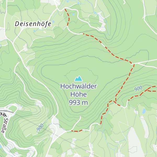 Map of Hochwälder Höhe
