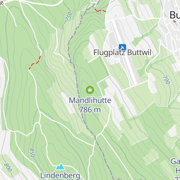 Map of Mandlihütte